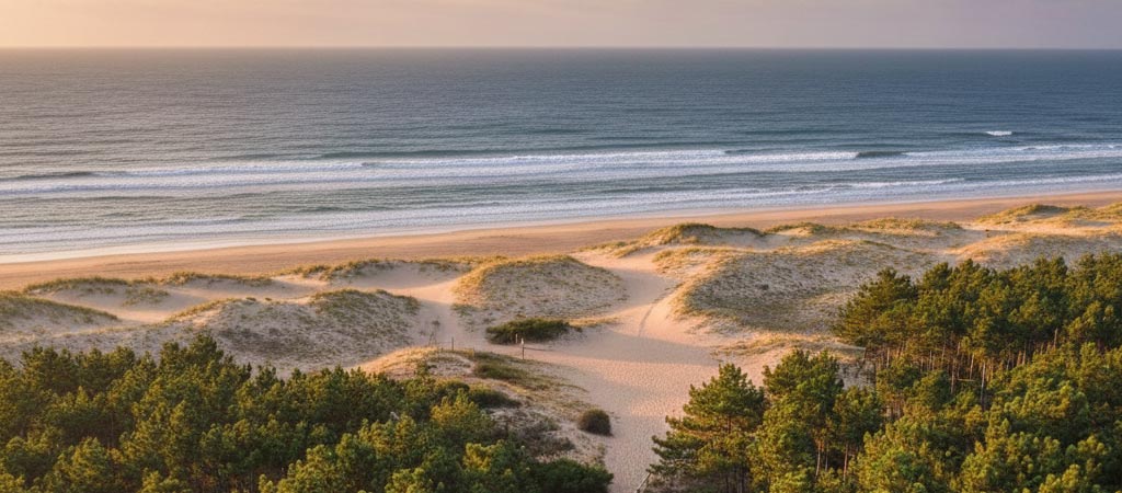 La forêt landaise et ses paysages — territoire d'intervention de Didier Huc, consultant stratégie PME dans les Landes